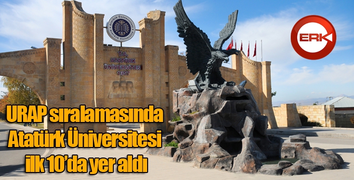 URAP sıralamasında Atatürk Üniversitesi ilk 10’da yer aldı