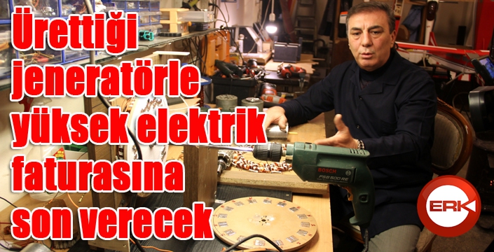 Ürettiği jeneratörle yüksek elektrik faturasına son verecek