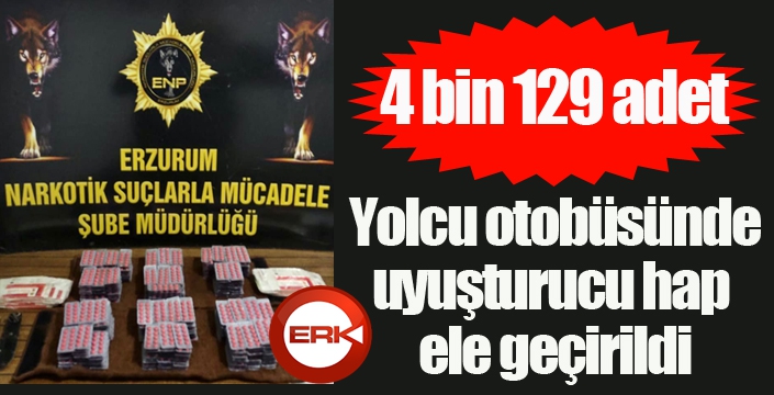 Uyuşturucu hap ele geçirildi