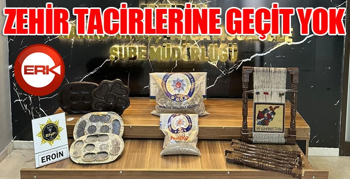 Uyuşturucu tacirlerine geçit yok...