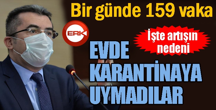 Vali Memiş: Evde karantinaya uymadılar