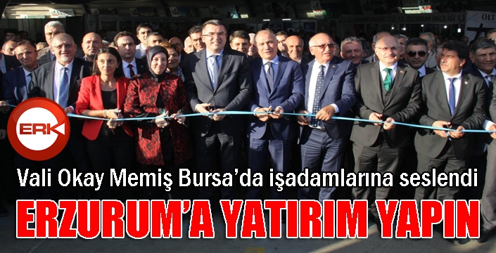 Vali Memiş’ten iş adamlarına yatırım çağrısı