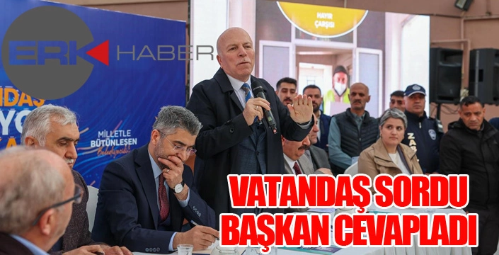 Vatandaş sordu, başkan cevapladı