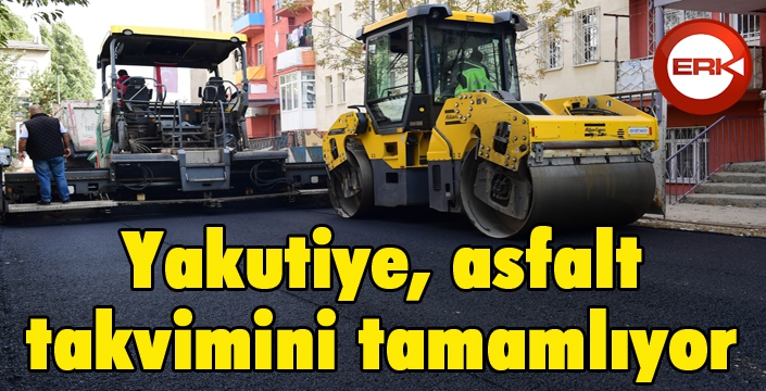 Yakutiye, asfalt takvimini tamamlıyor 