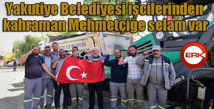 Yakutiye Belediyesi işçilerinden kahraman mehmetçiğe selam var...