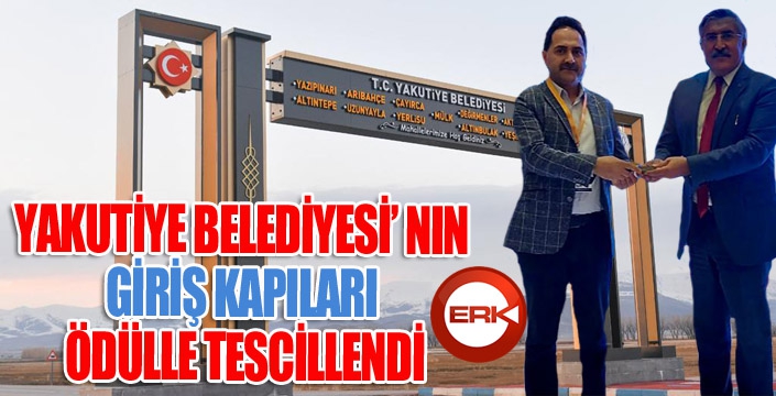 Yakutiye Belediyesi'nin GİRİŞ KAPILARI ödülle tescillendi...