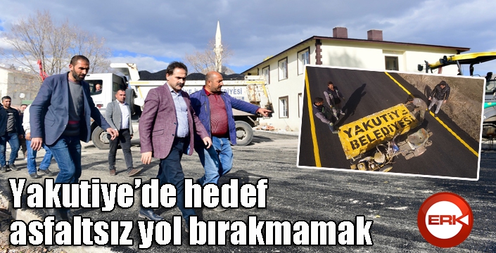 Yakutiye’de hedef asfaltsız yer bırakmamak