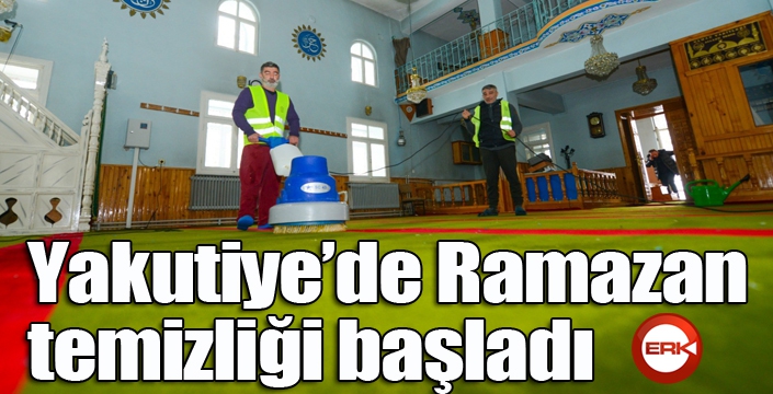 Yakutiye’de Ramazan temizliği başladı