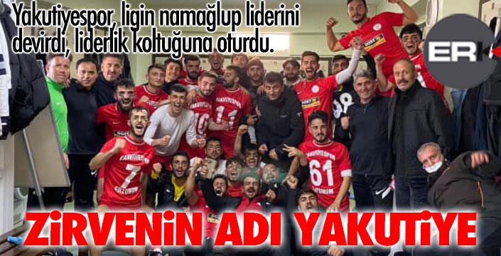 Yakutiyespor zirveye kondu...