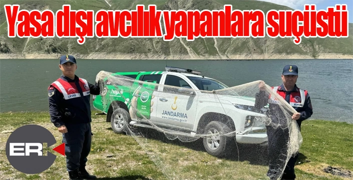 Yasa dışı avcılık yapanlara suçüstü...
