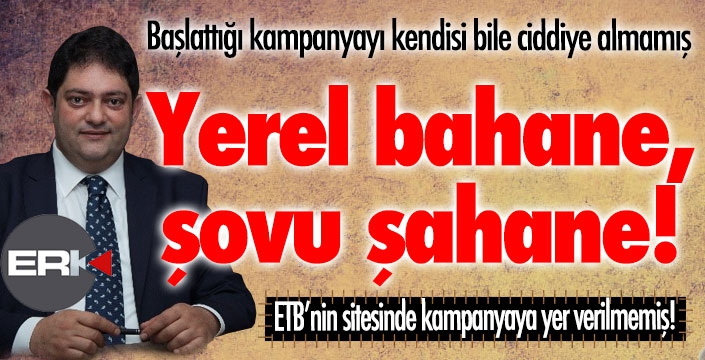 Yerel bahane, şovu şahane!