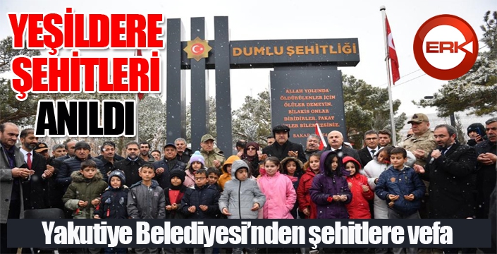 Yeşildere Şehitleri anıldı...