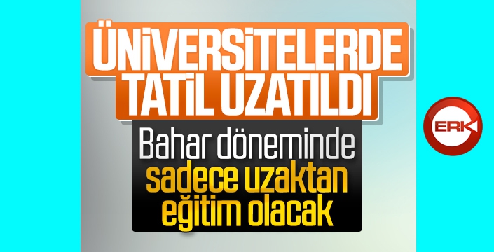 YÖK Başkanı Saraç: 'Bu sene bahar dönemi yüz yüze eğitim yapılmayacaktır'