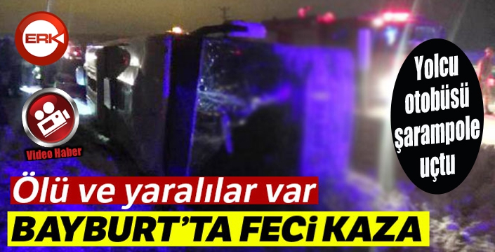 Yolcu otobüsü şarampole uçtu: Ölü ve yaralılar var...