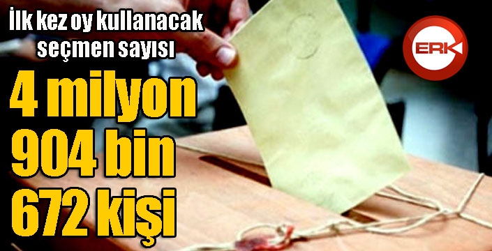YSK Başkanı Yener: 'İlk kez oy kullanacak seçmen sayısı 4 milyon 904 bin 672'