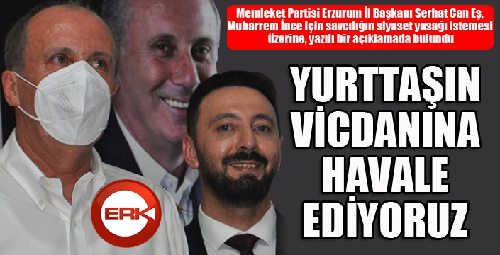 Yurttaşın vicdanına havale ediyoruz...