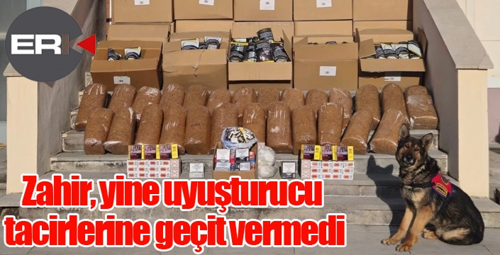 Zahir yine uyuşturucu tacirlerine geçit vermedi