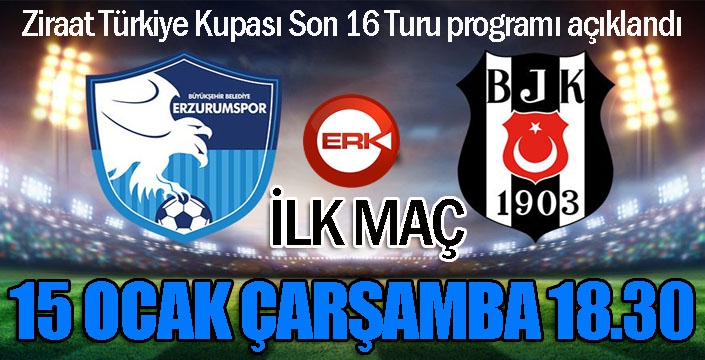 Ziraat Türkiye Kupası Son 16 Turu programı açıklandı